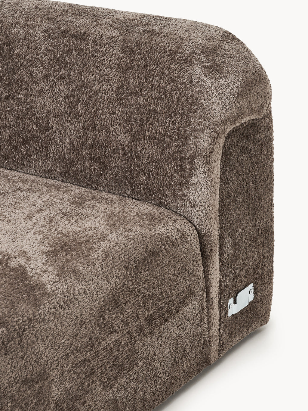 Wolke Teddy Bouclé Chaise Corner Module
