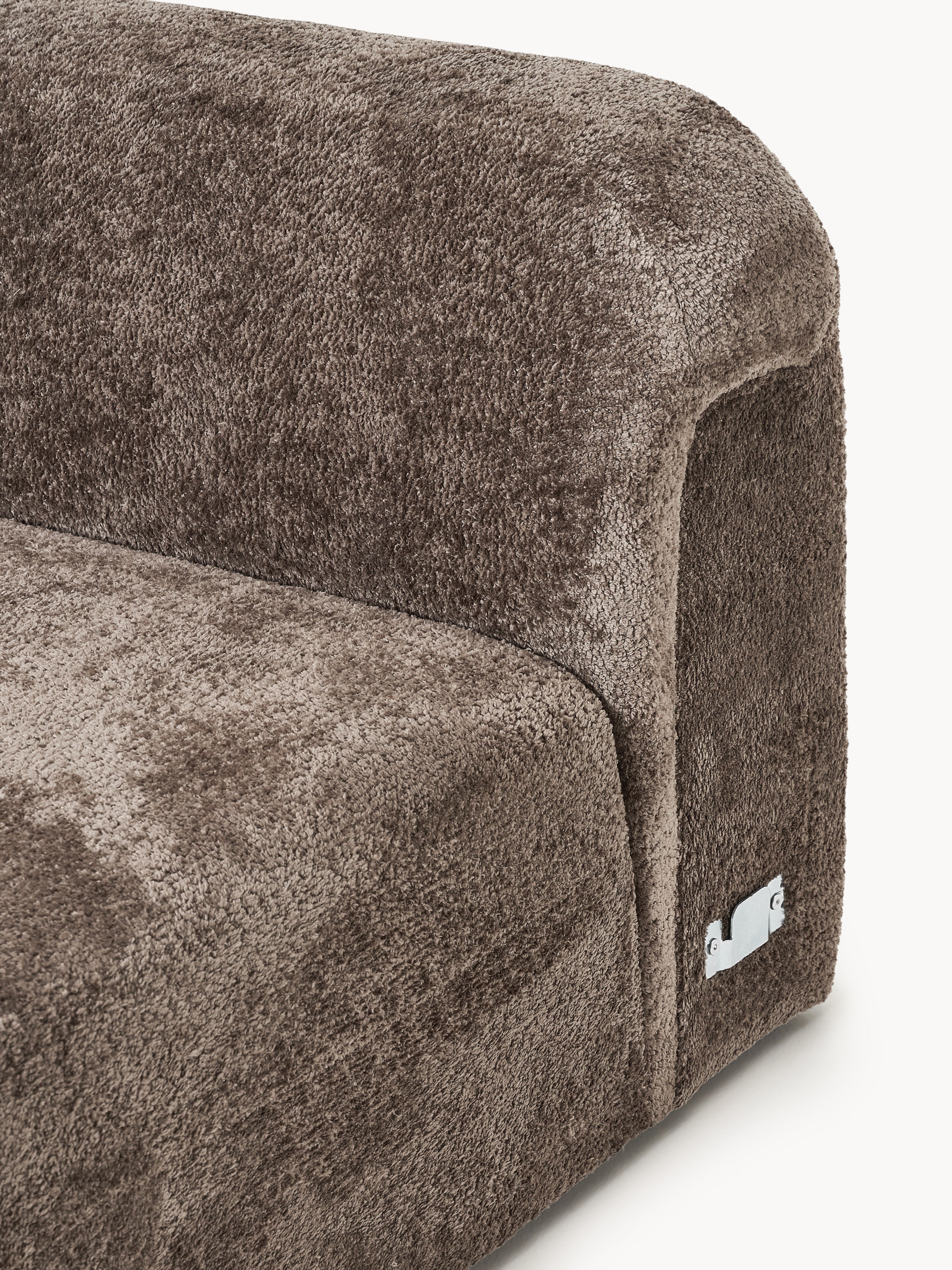 Wolke Teddy Bouclé Chaise Corner Module