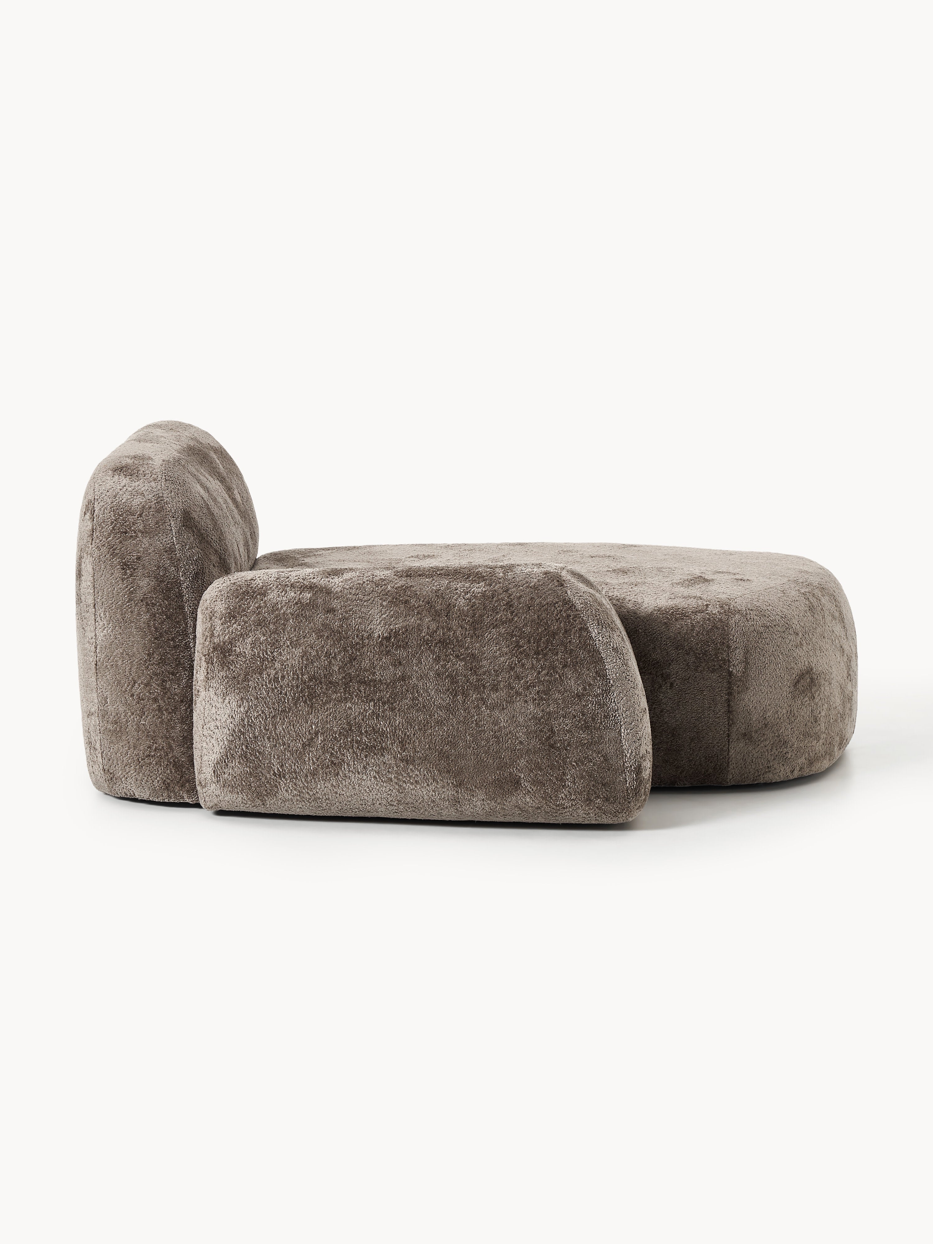 Wolke Teddy Bouclé Chaise Corner Module