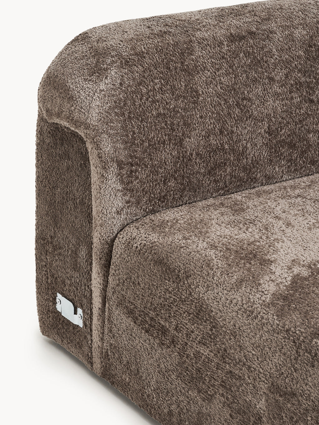 Wolke Teddy Bouclé Chaise Corner Module