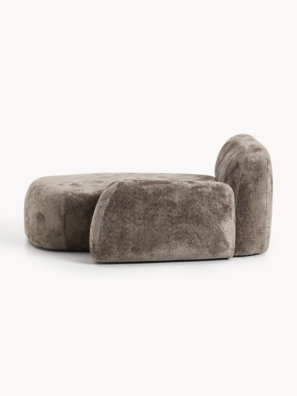 Wolke Teddy Bouclé Chaise Corner Module