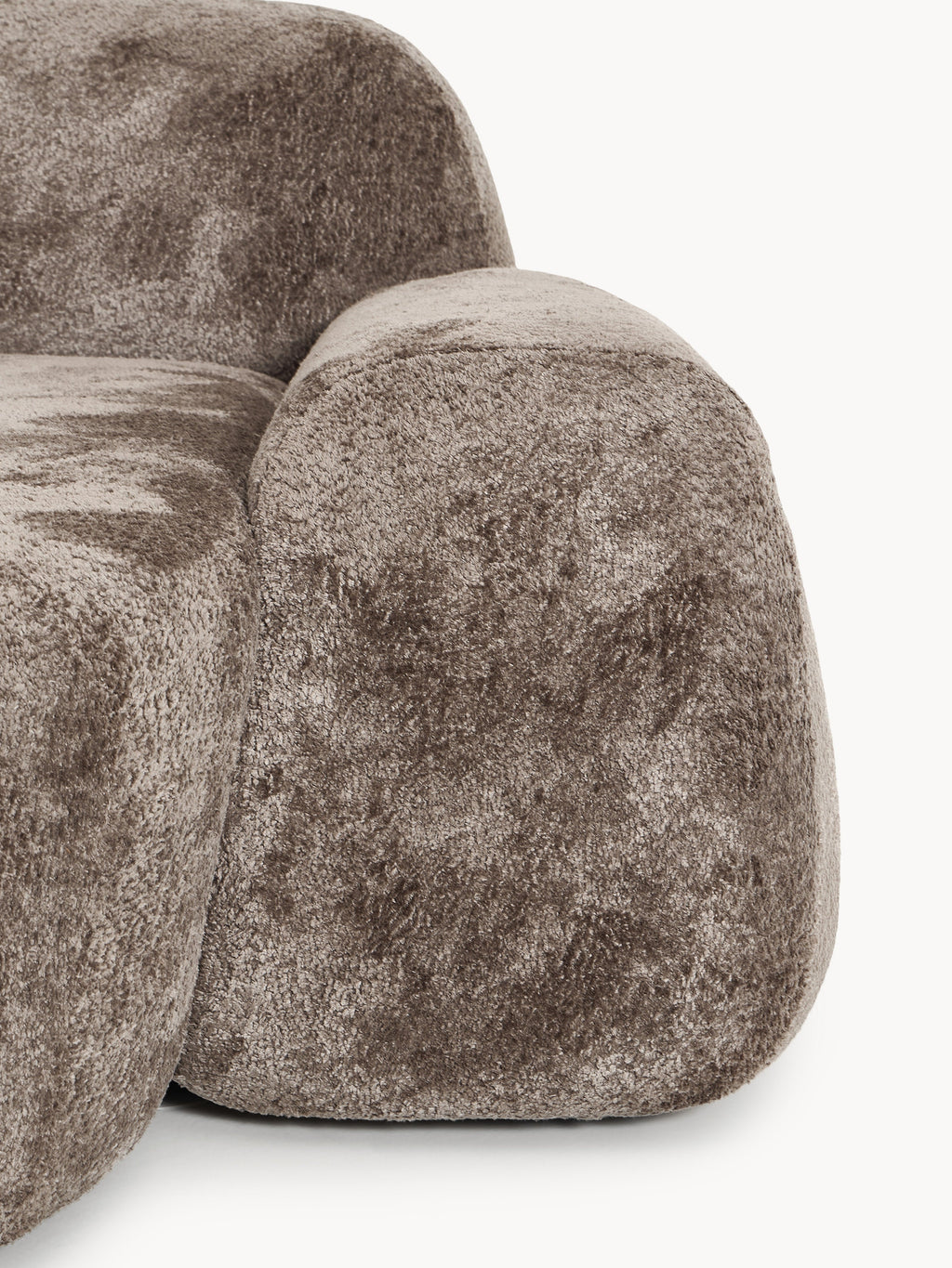 Wolke Teddy Bouclé Chaise Corner Module