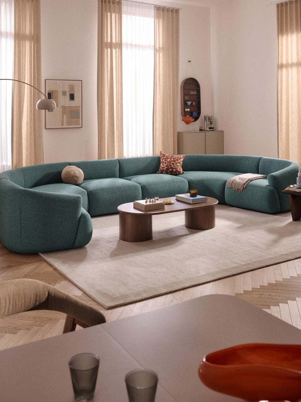 Sofia XL Modular Bouclé Sofa