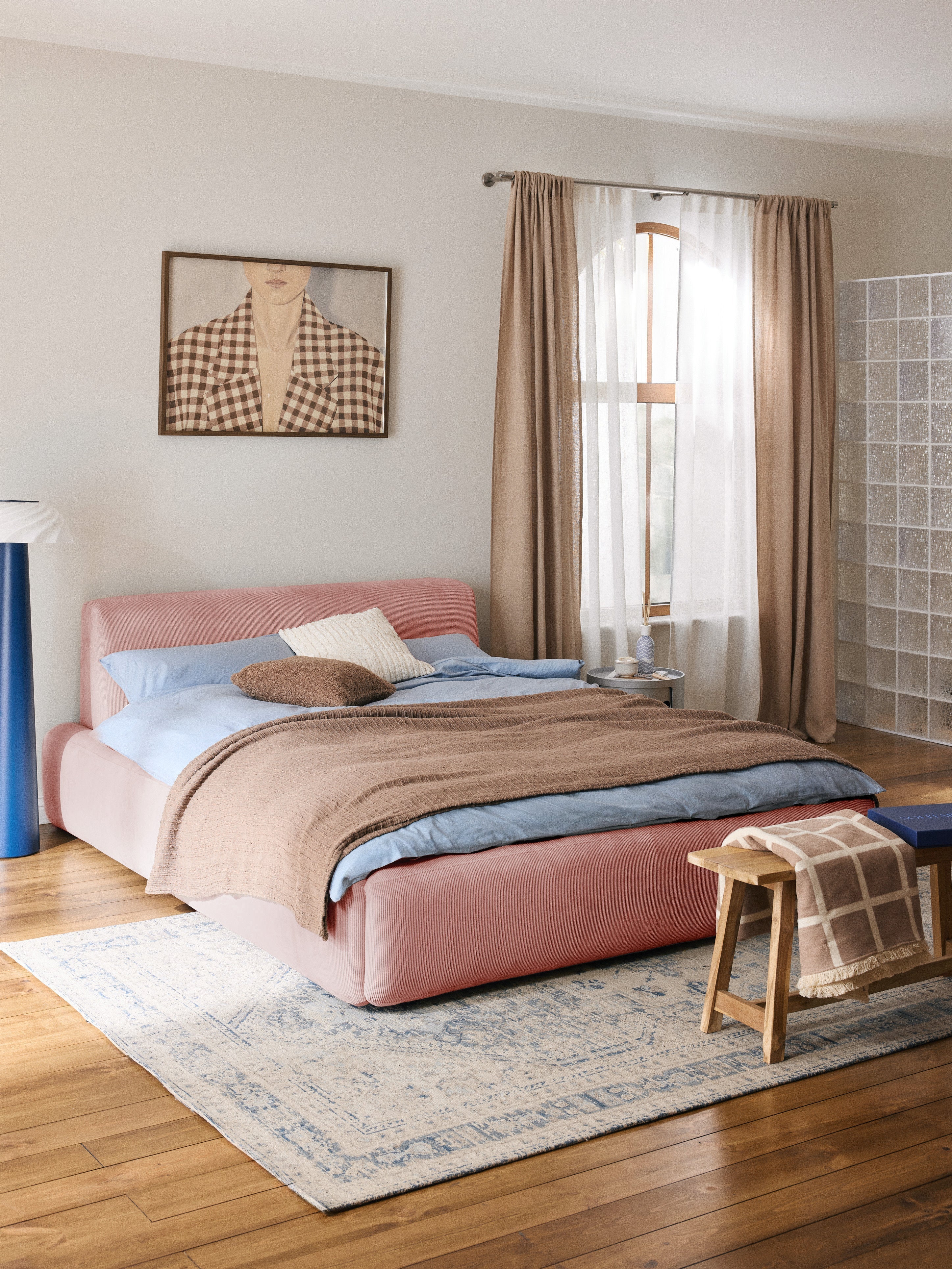 Melva Upholstered Bed with Storage