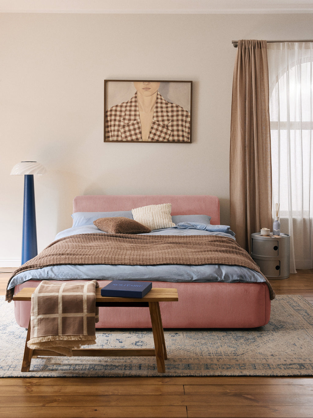 Melva Upholstered Bed with Storage