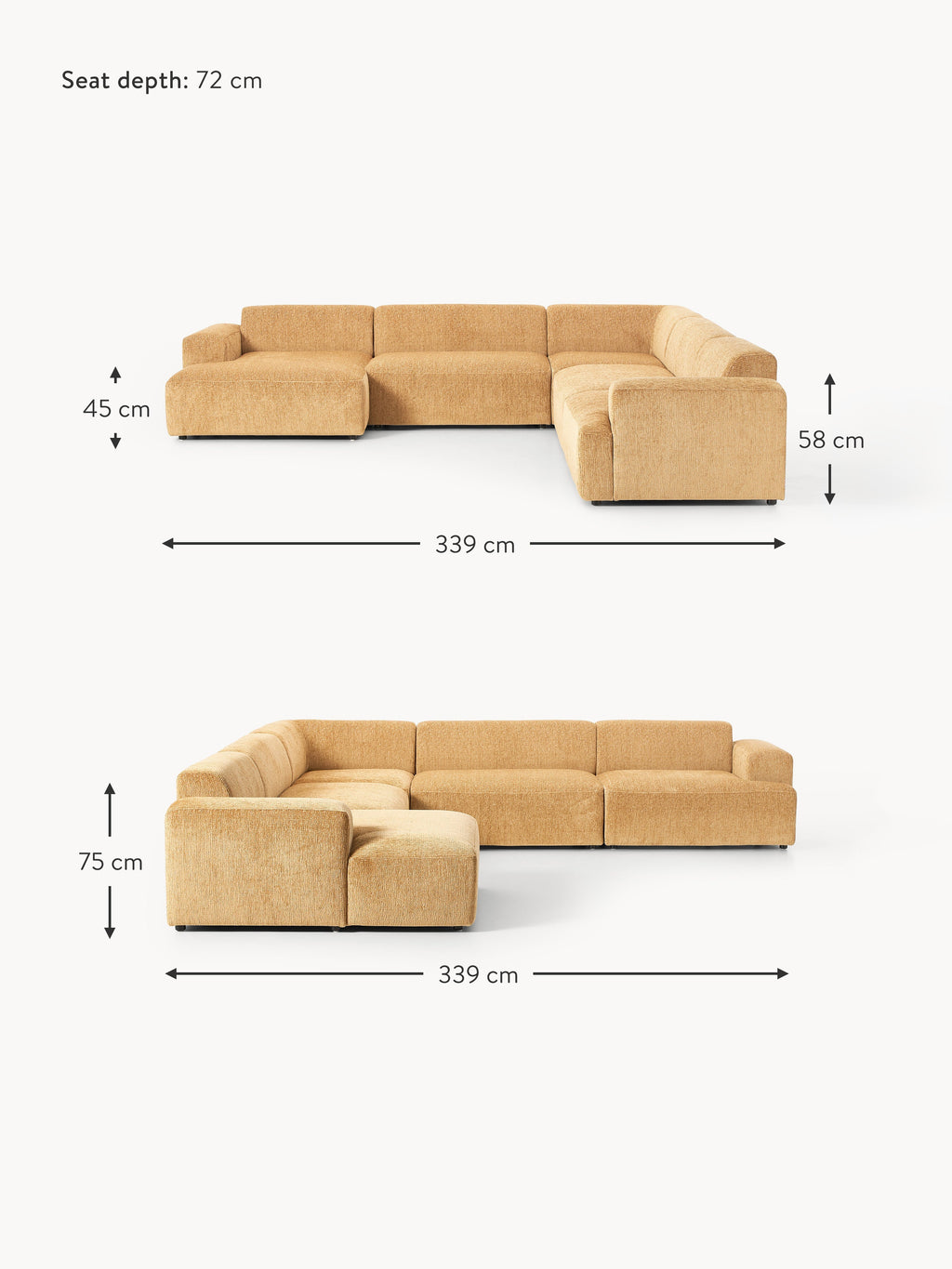 Melva XL Corner Sofa