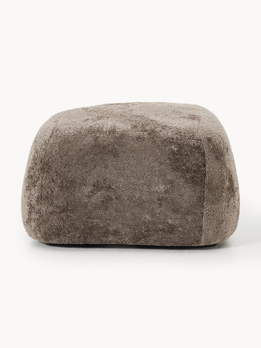 Wolke Oval Teddy Bouclé Ottoman