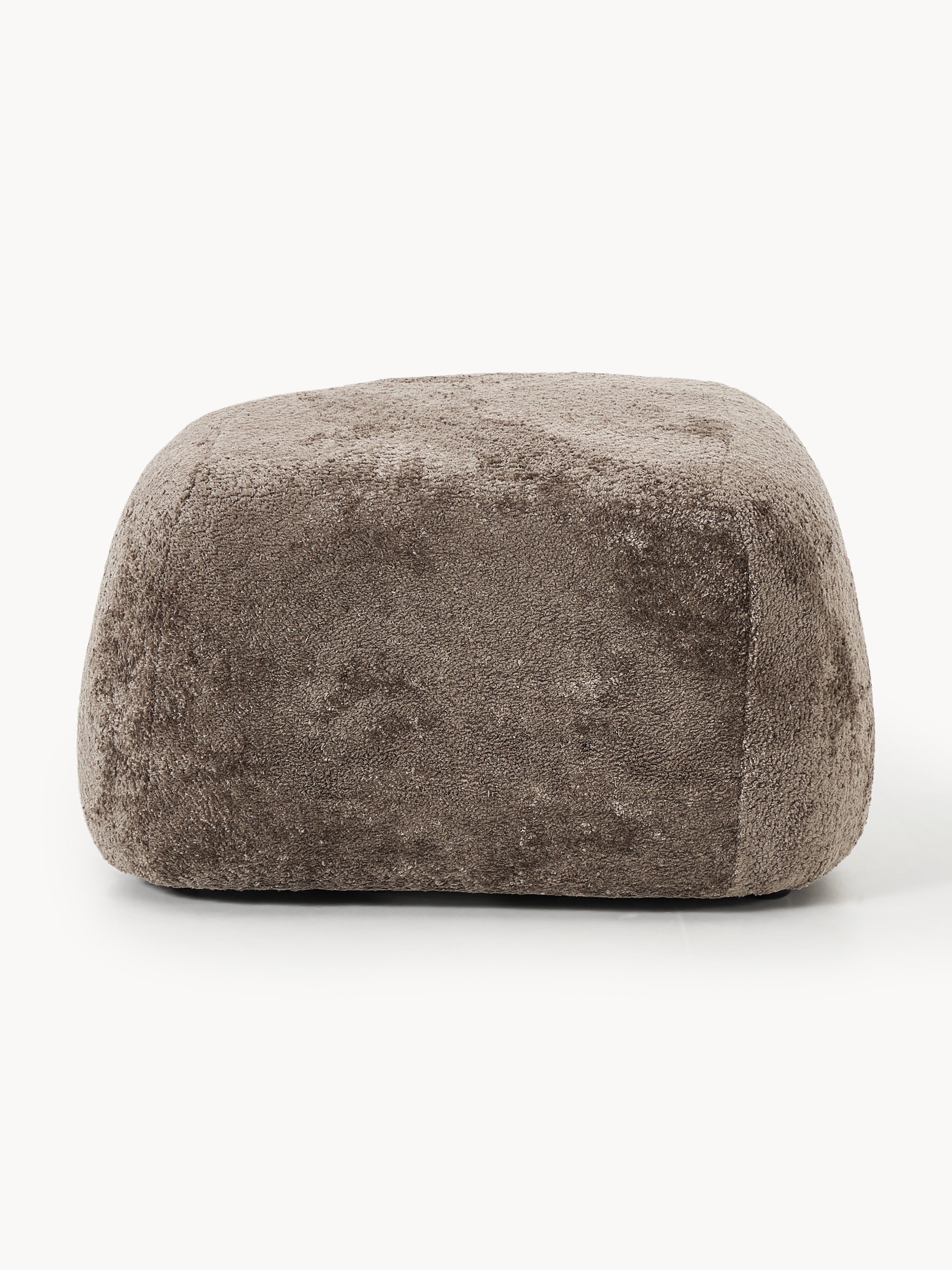 Wolke Oval Teddy Bouclé Ottoman