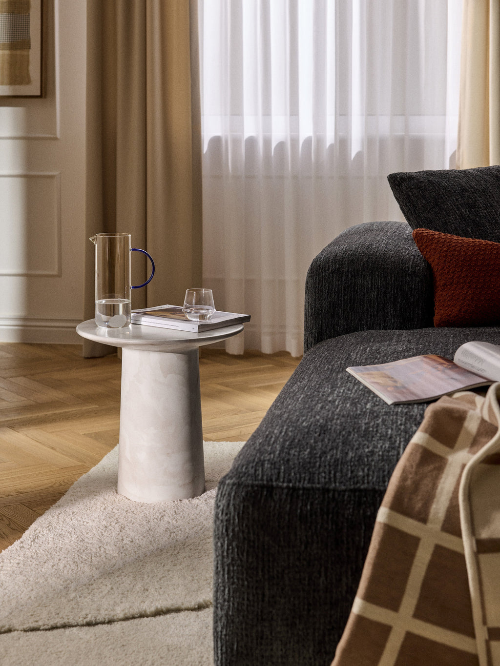 Jael Round Side Table