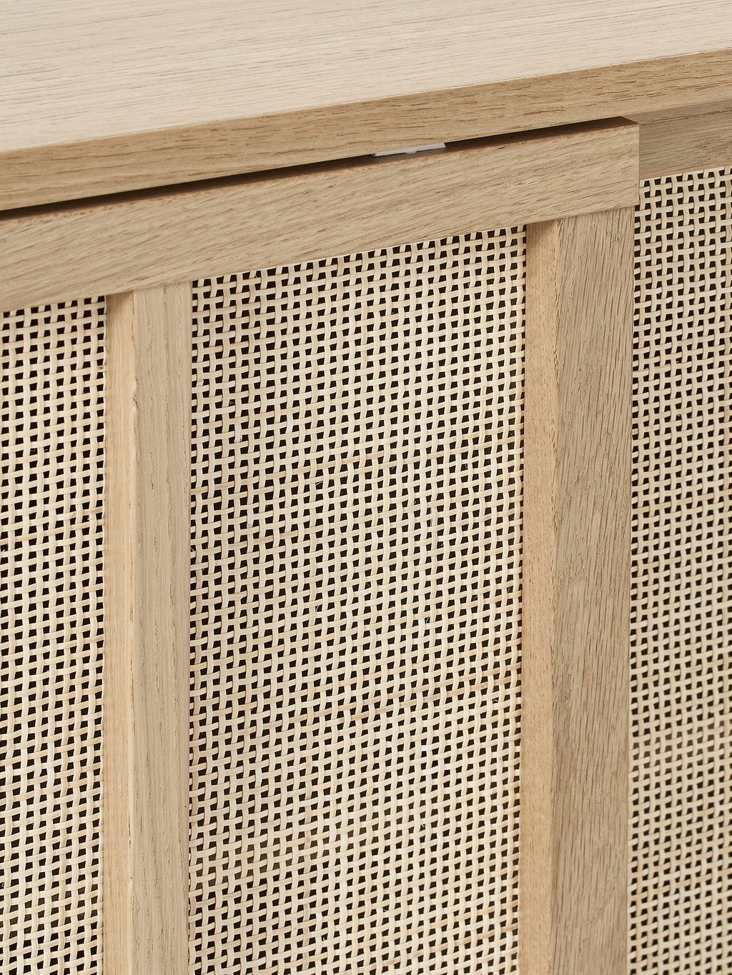 Echo TV Stand with Rattan Fronts