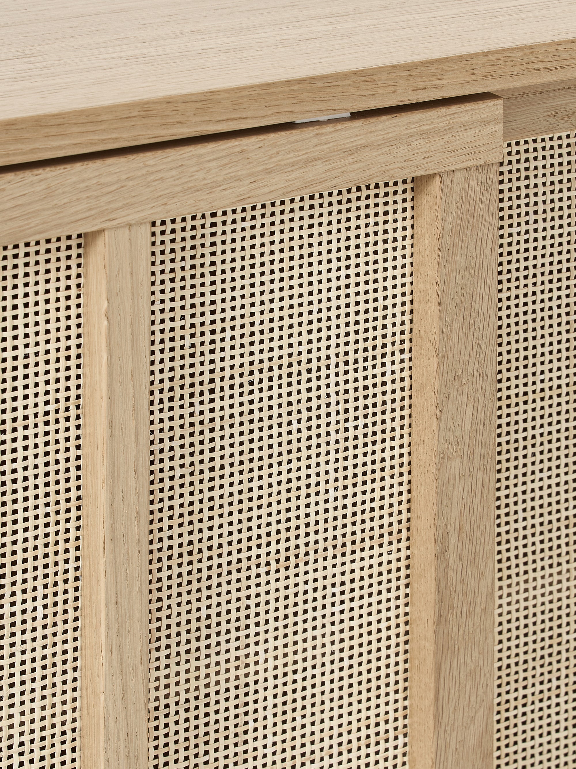 Echo TV Stand with Rattan Fronts