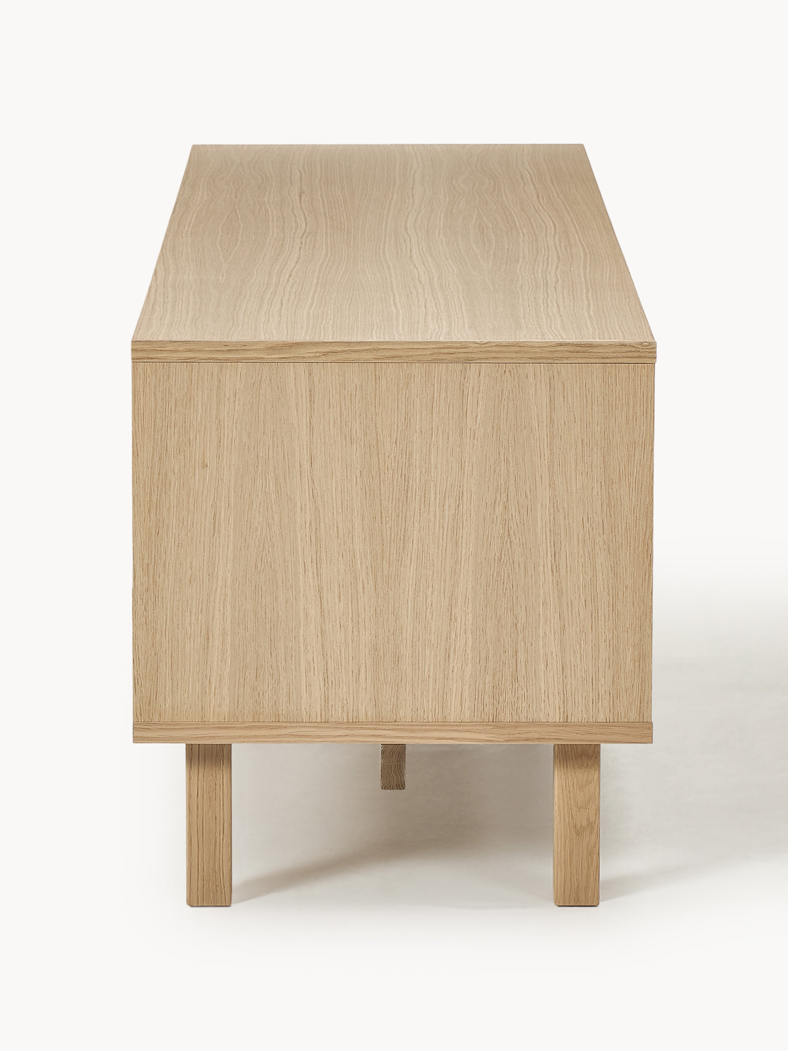 Echo TV Stand with Rattan Fronts