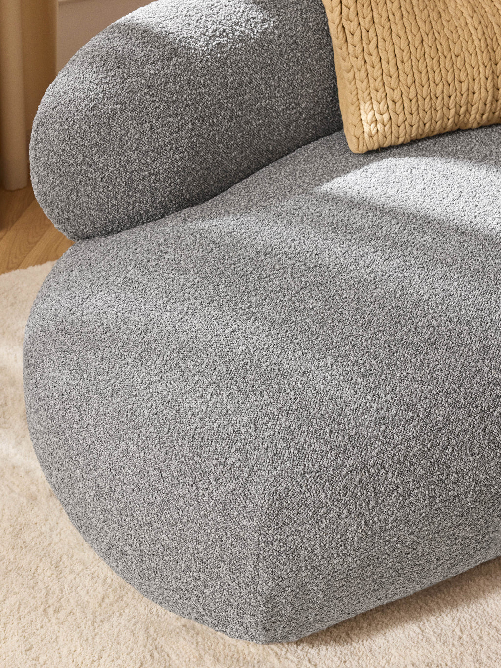 Alba Bouclé Sofa (2-seater)