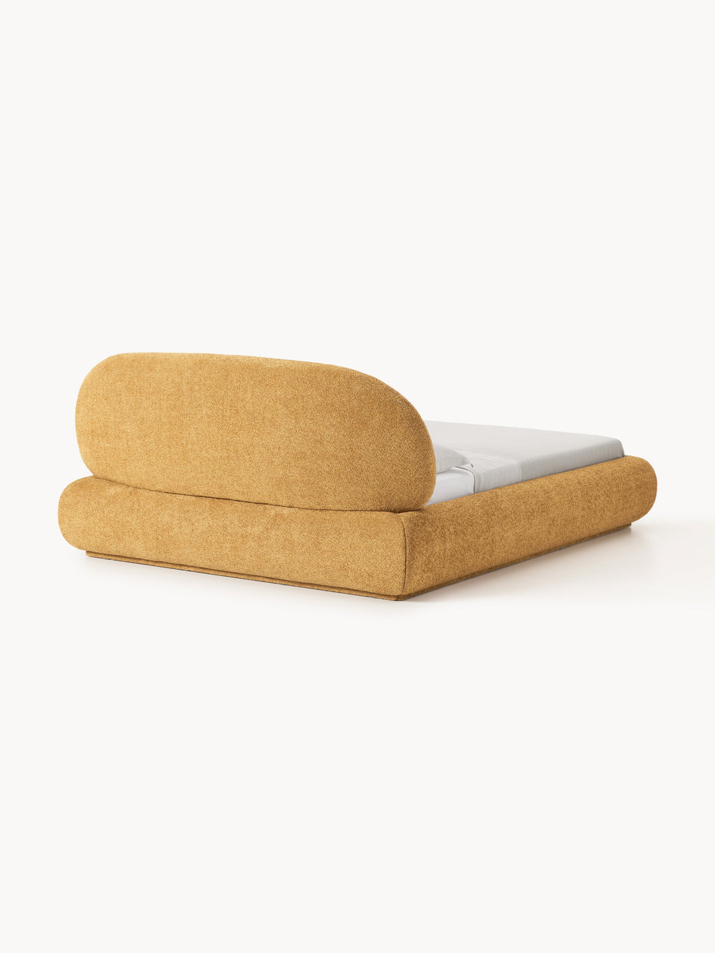 Alba Upholstered Teddy Bouclé Bed with Storage