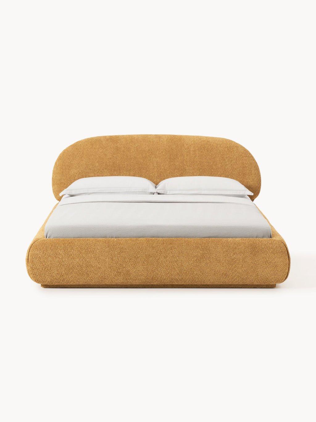 Alba Upholstered Teddy Bouclé Bed with Storage