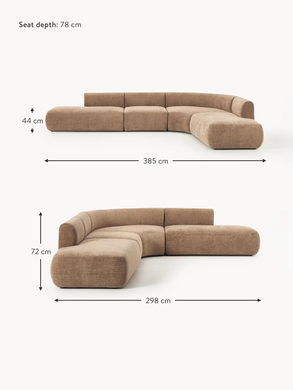Sofia XL Modular Corner Sofa