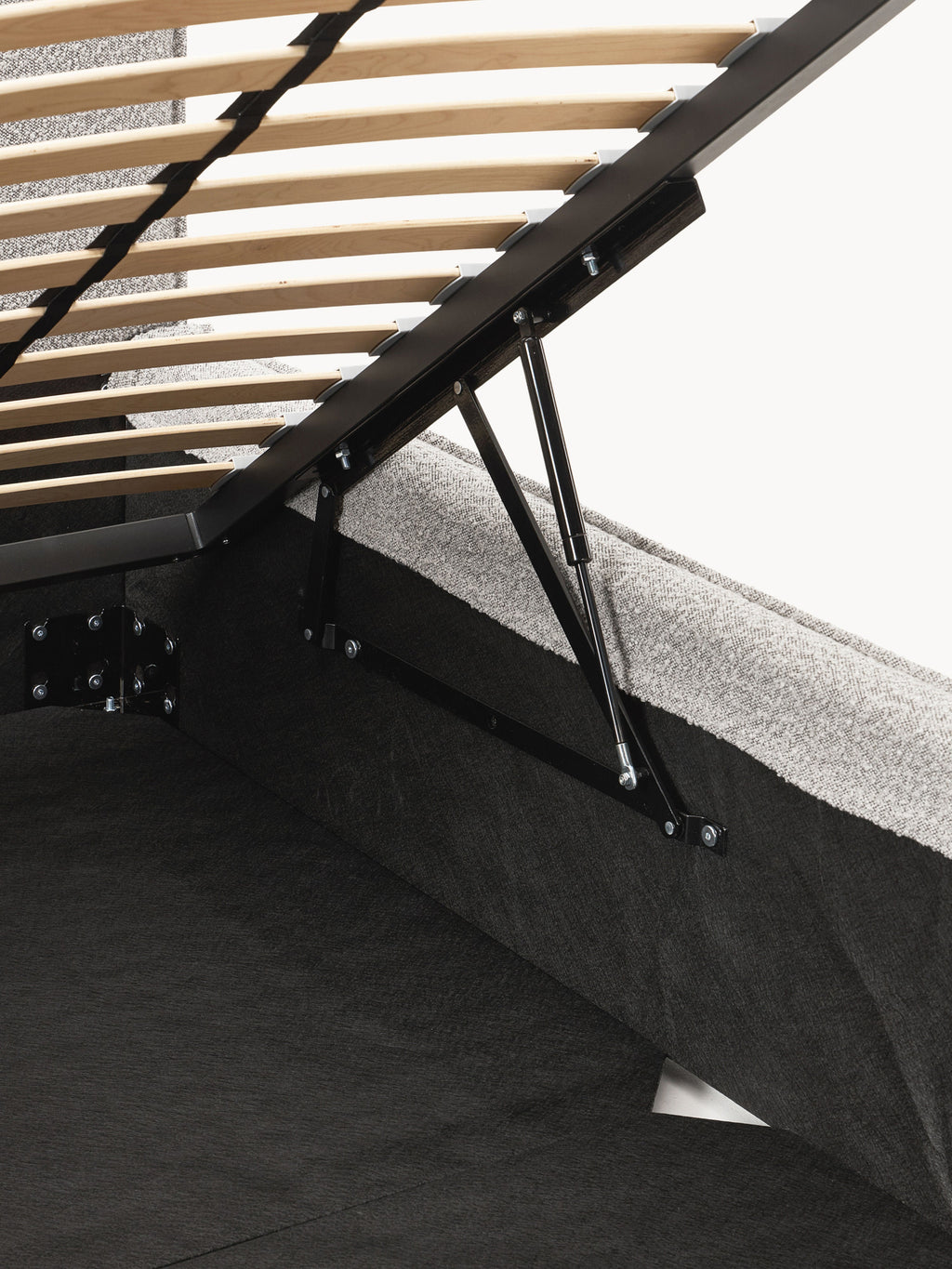 Dream Upholstered Bouclé Bed with Storage