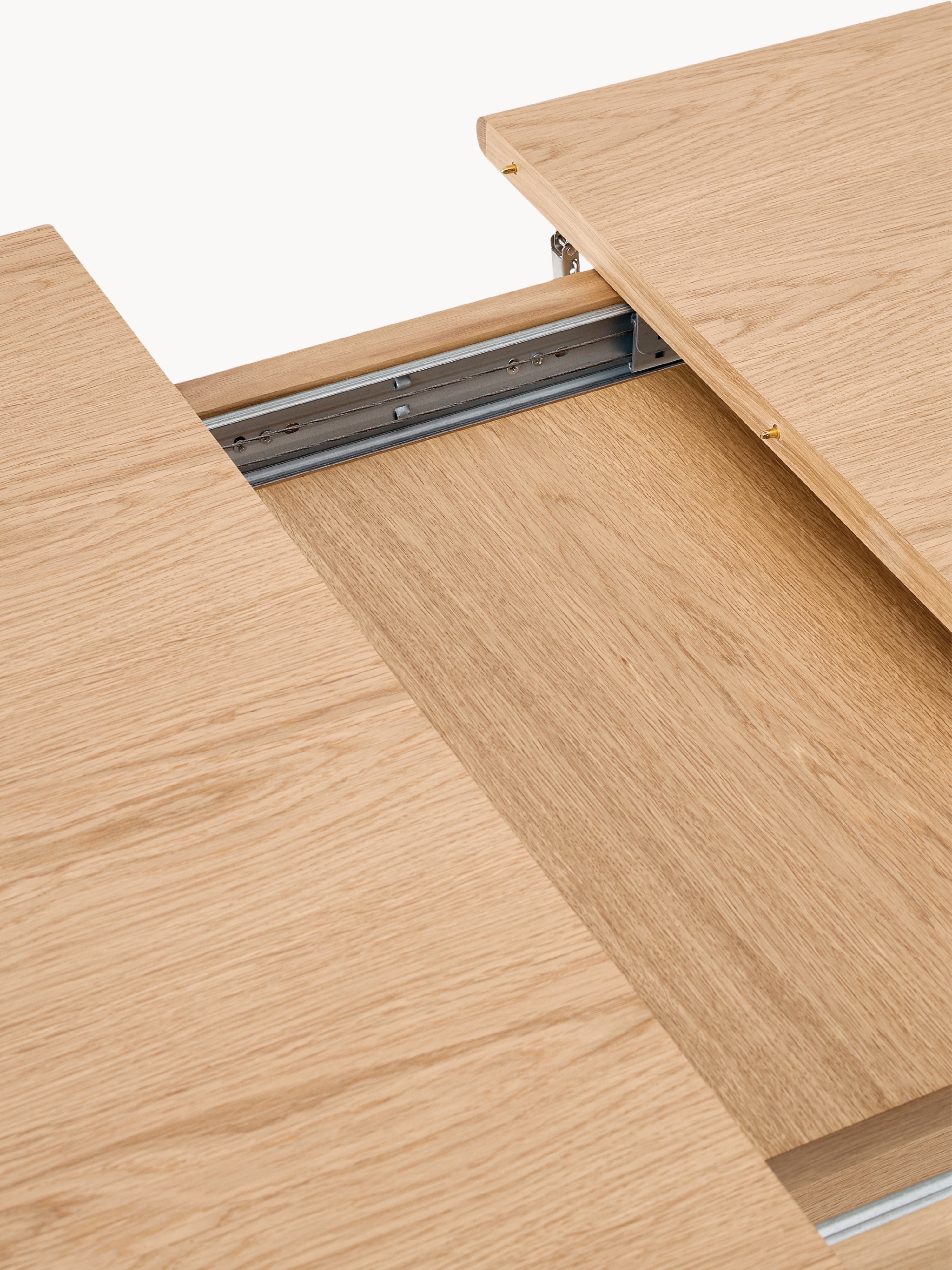 Brynn Extendable Oak Wood Dining Table, in various sizes