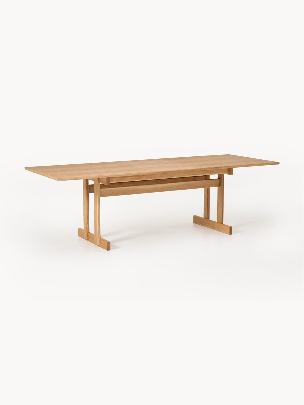 Brynn Extendable Oak Wood Dining Table, in various sizes