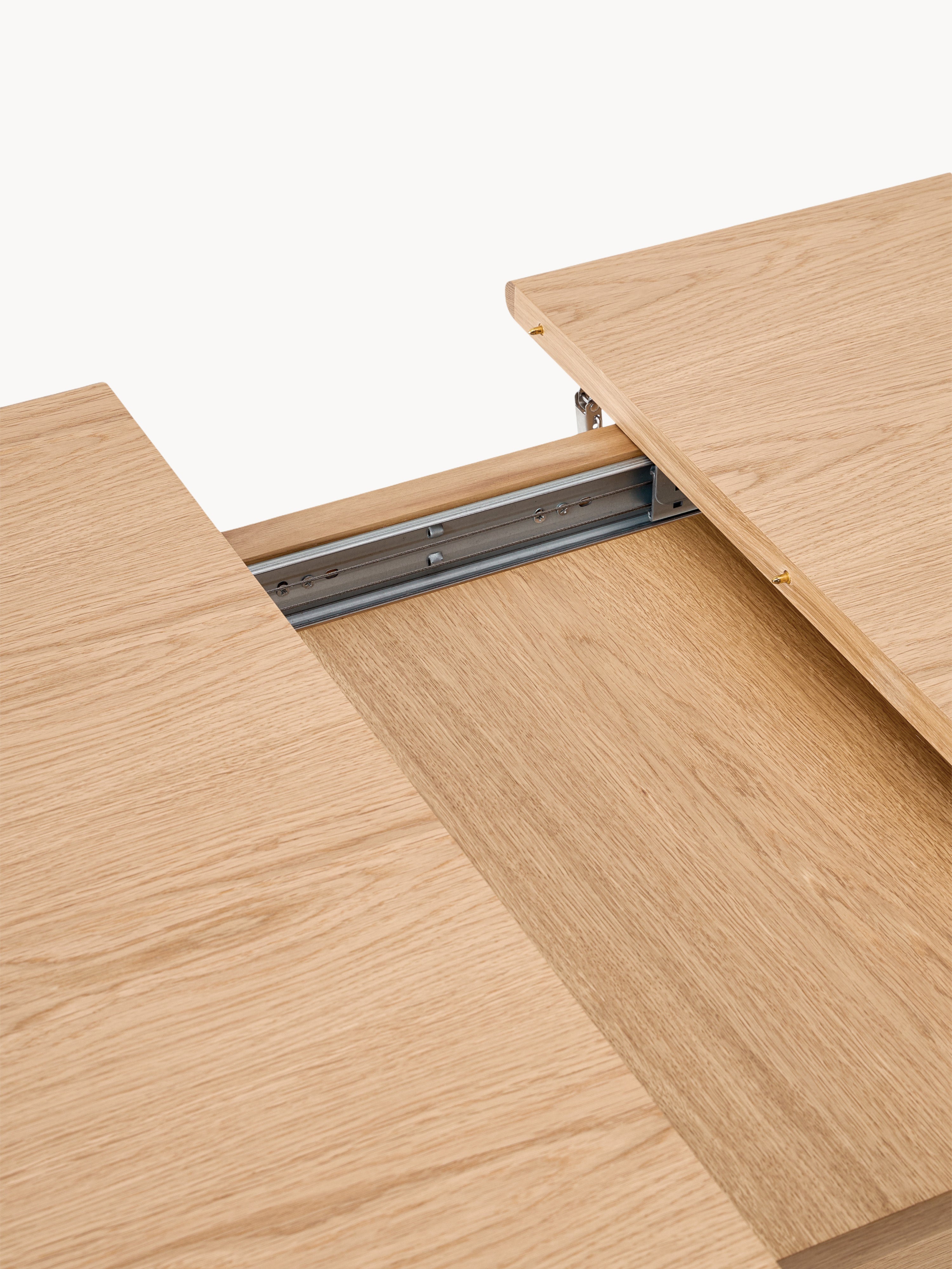 Brynn Extendable Oak Wood Dining Table, in various sizes