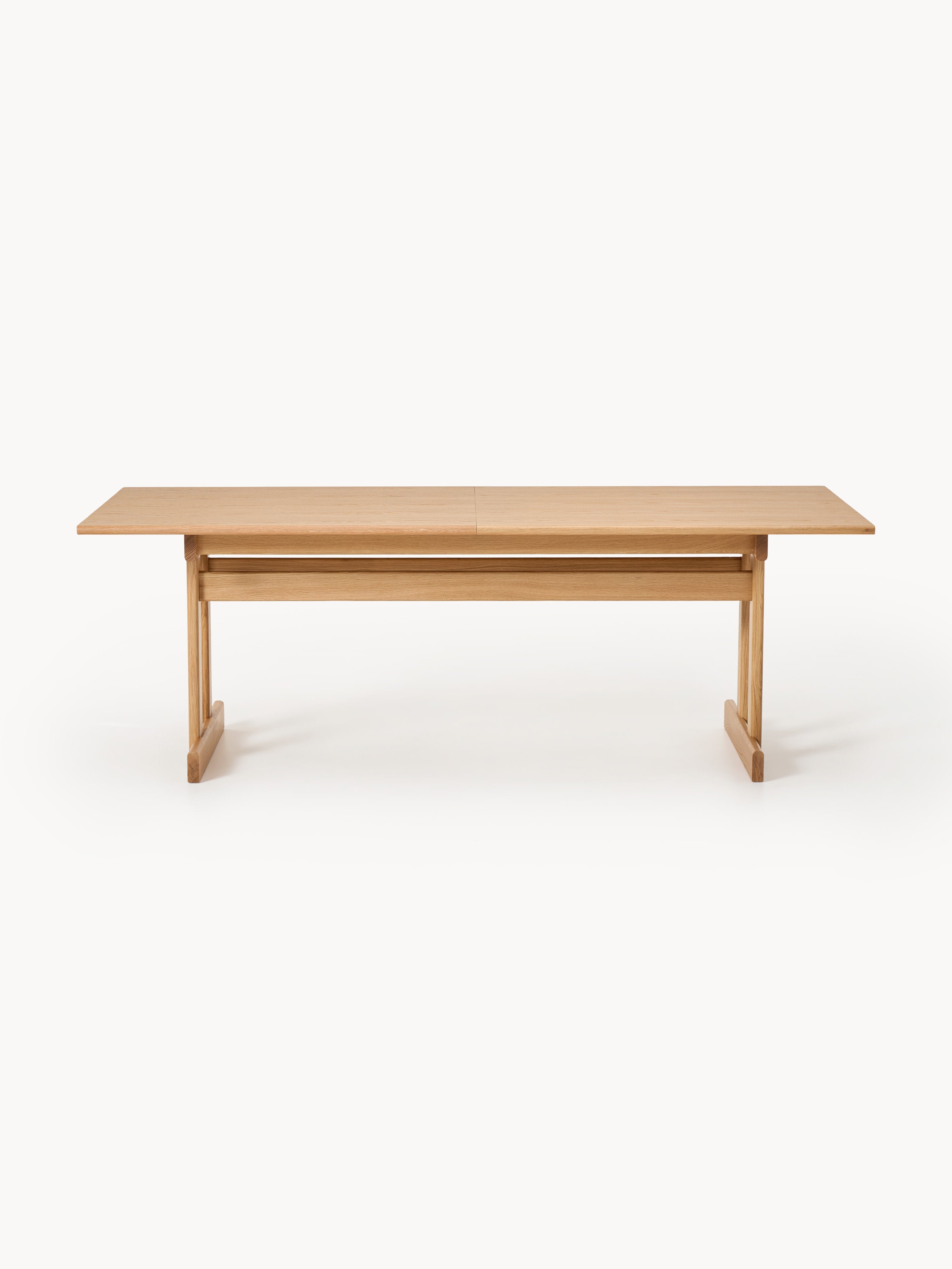 Brynn Extendable Oak Wood Dining Table, in various sizes