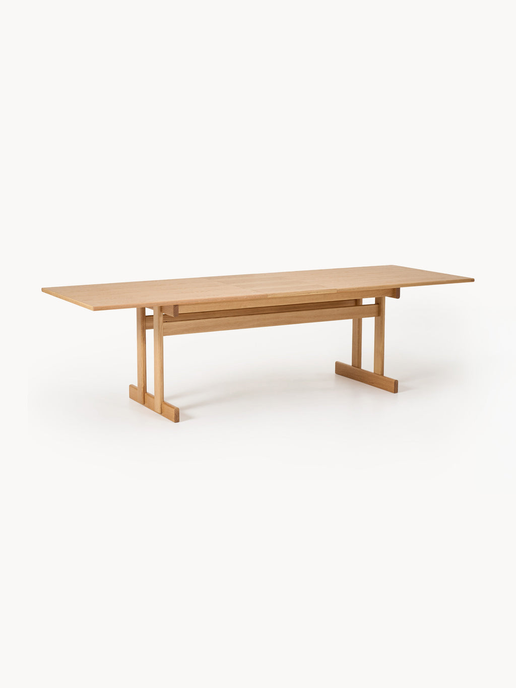 Brynn Extendable Oak Wood Dining Table, in various sizes