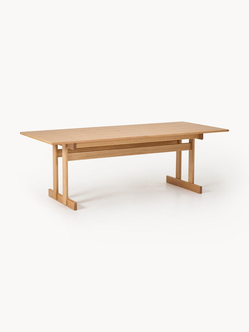 Brynn Extendable Oak Wood Dining Table, in various sizes