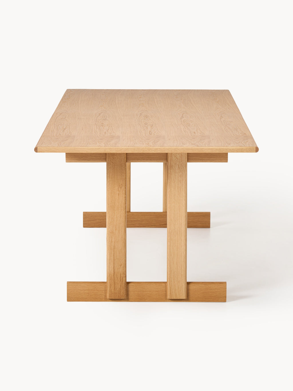 Brynn Extendable Oak Wood Dining Table, in various sizes