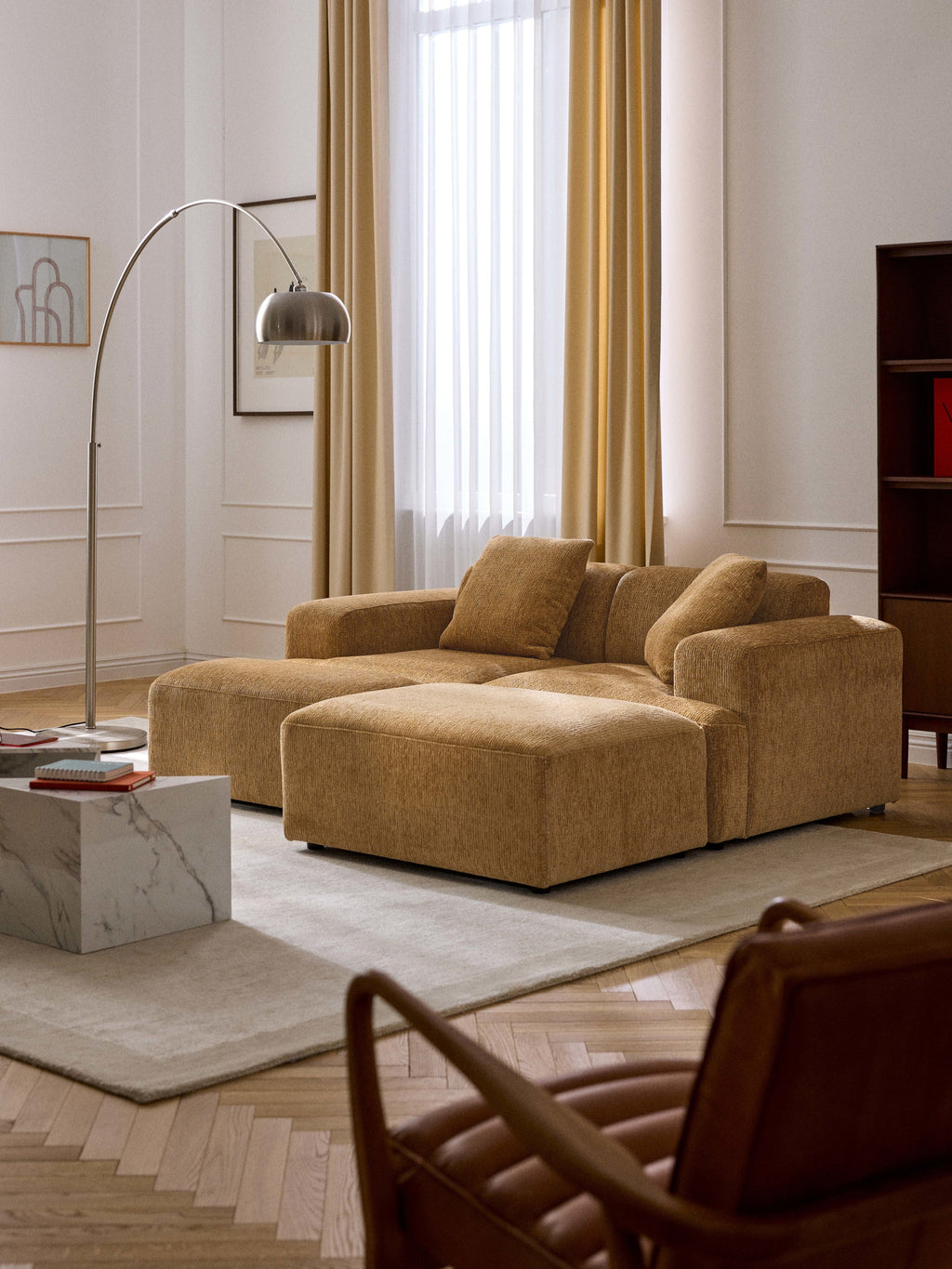 Melva Ottoman, W 99 x D 42 cm