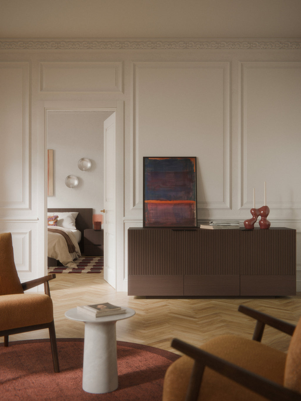 Sato Wooden Sideboard