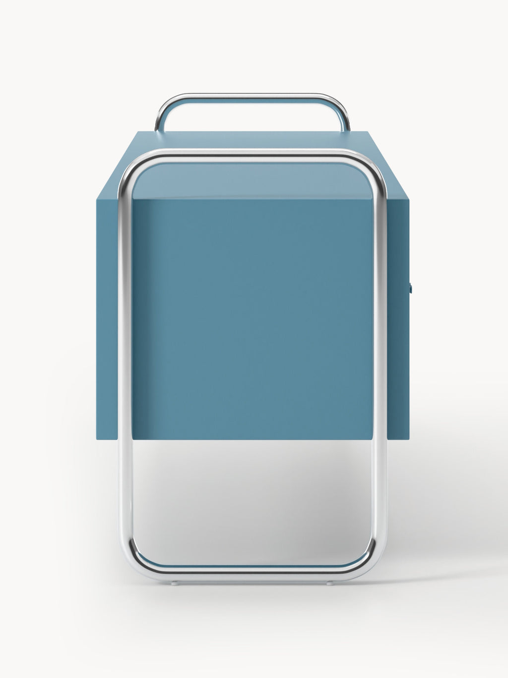 Robyn Metal Lowboard with Glass Front