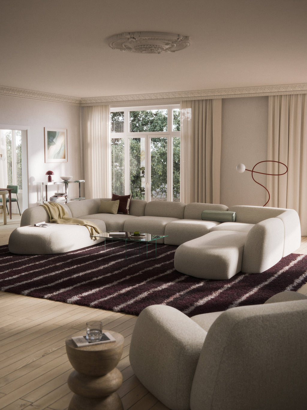 Wolke XL Modular Bouclé Sofa