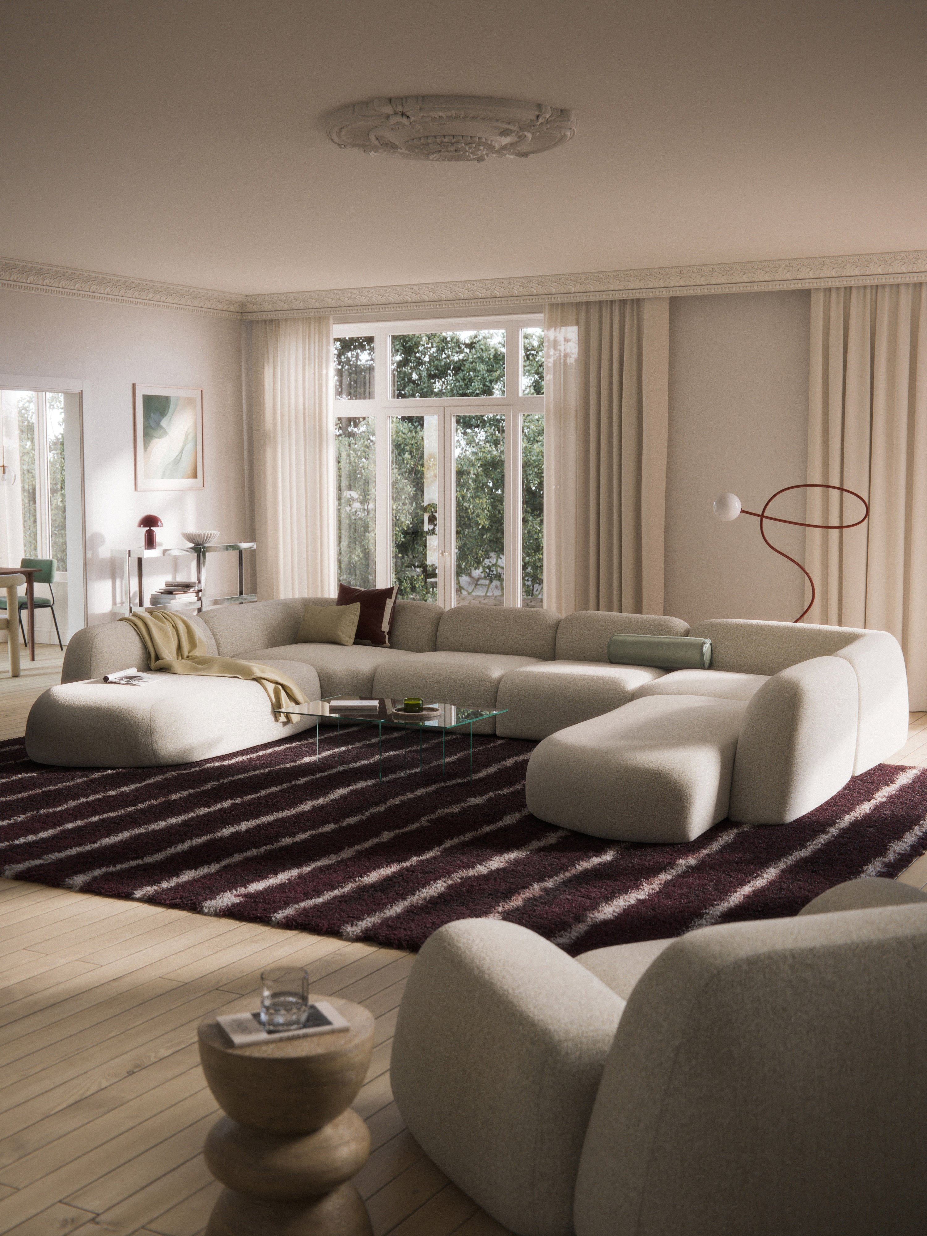 Wolke XL Modular Bouclé Sofa