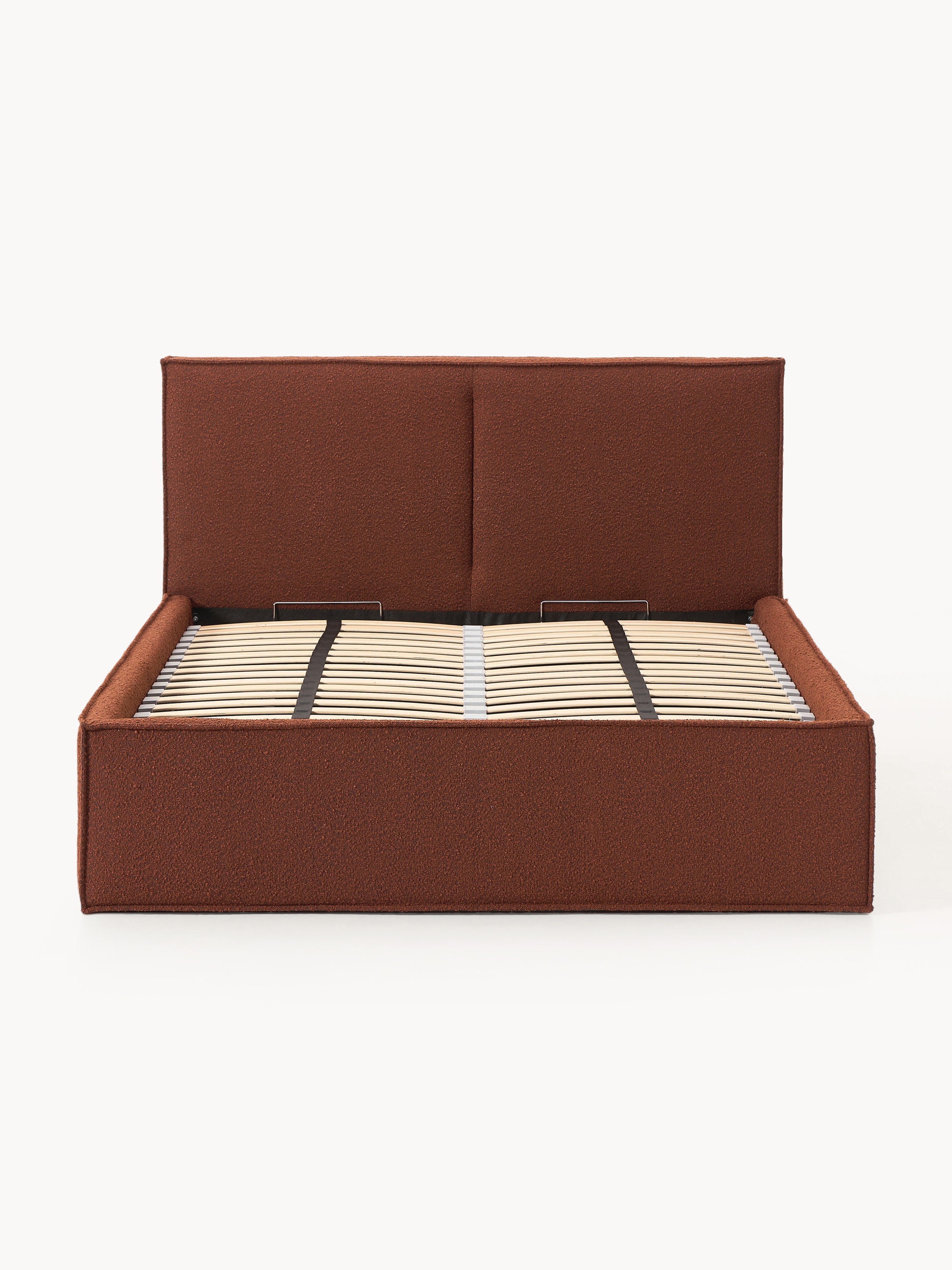 Dream Upholstered Bouclé Bed with Storage