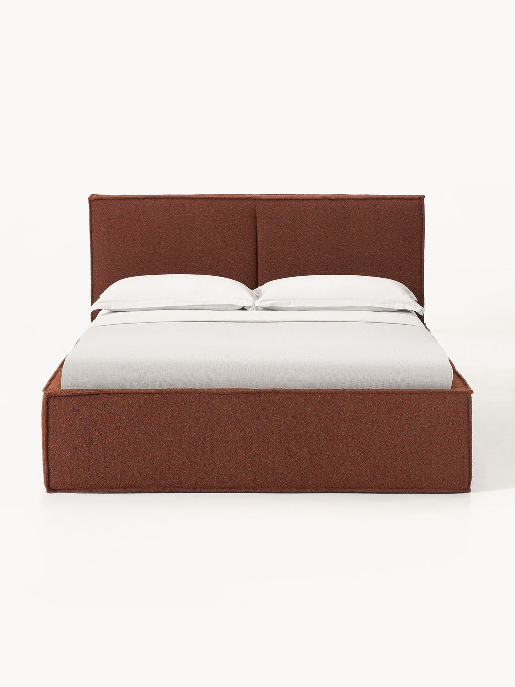 Dream Upholstered Bouclé Bed with Storage