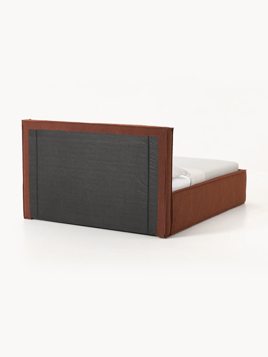 Dream Upholstered Bouclé Bed with Storage