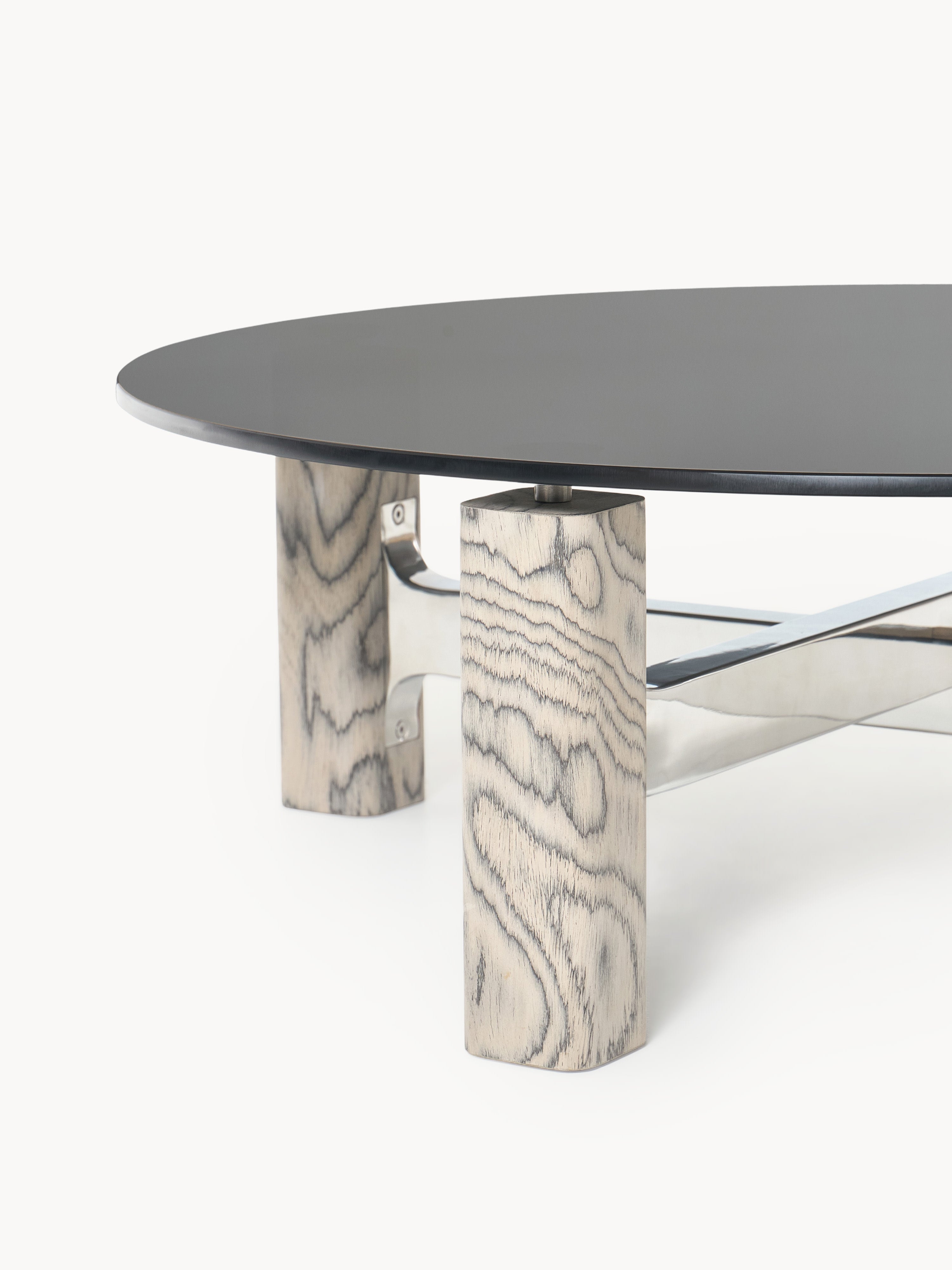 Sam Coffee Table with Glass Top