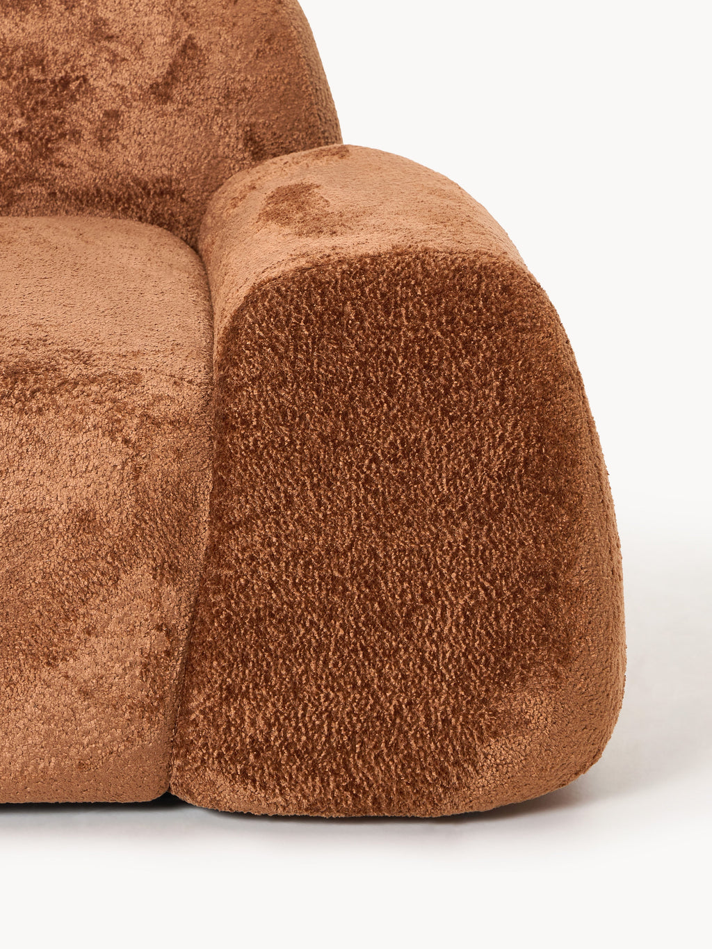Wolke Modular Teddy Bouclé Corner Sofa (4-seater)