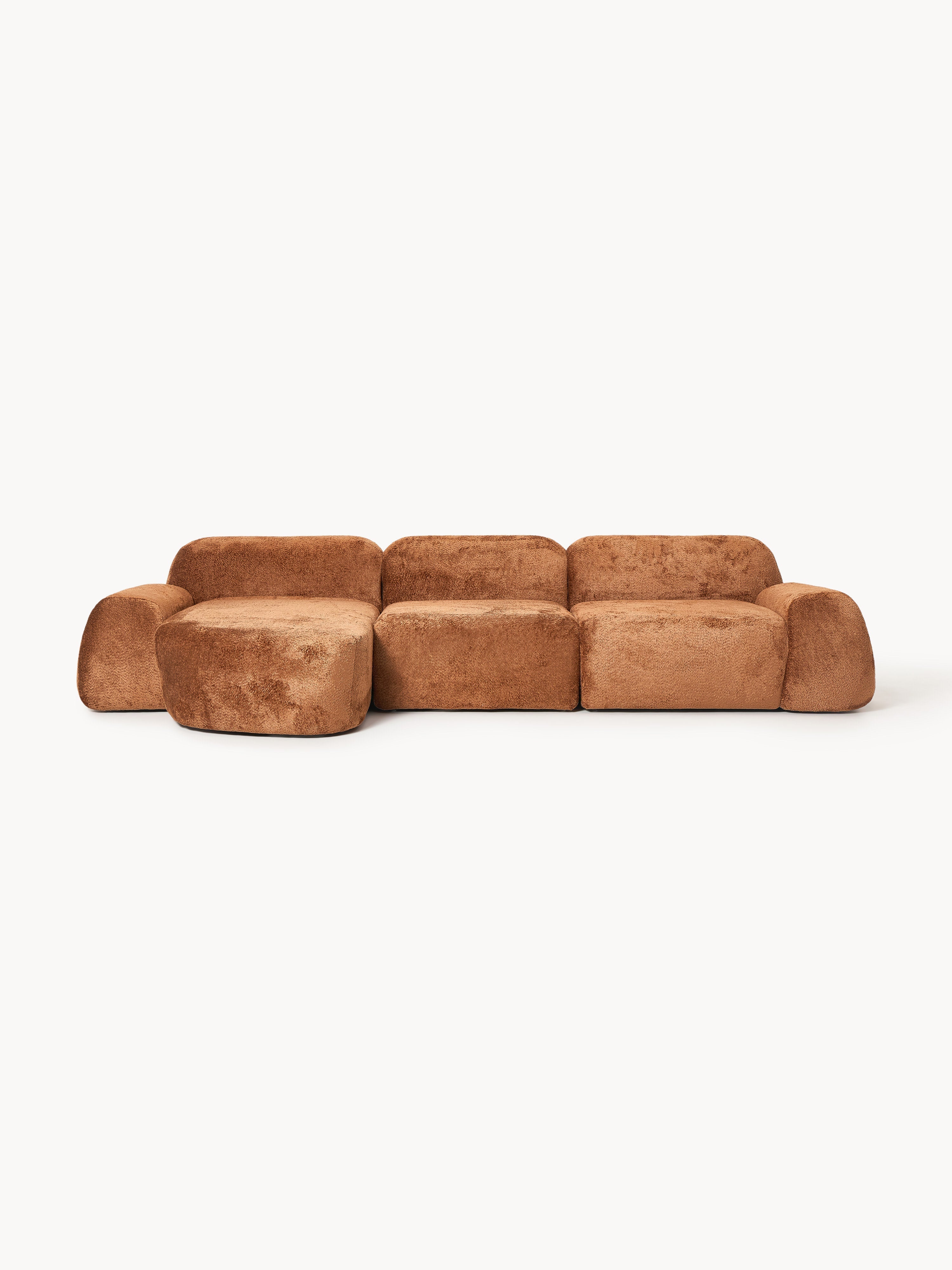 Gallery image 1 - Modular Teddy Bouclé Corner Sofa Wolke (4-seater)