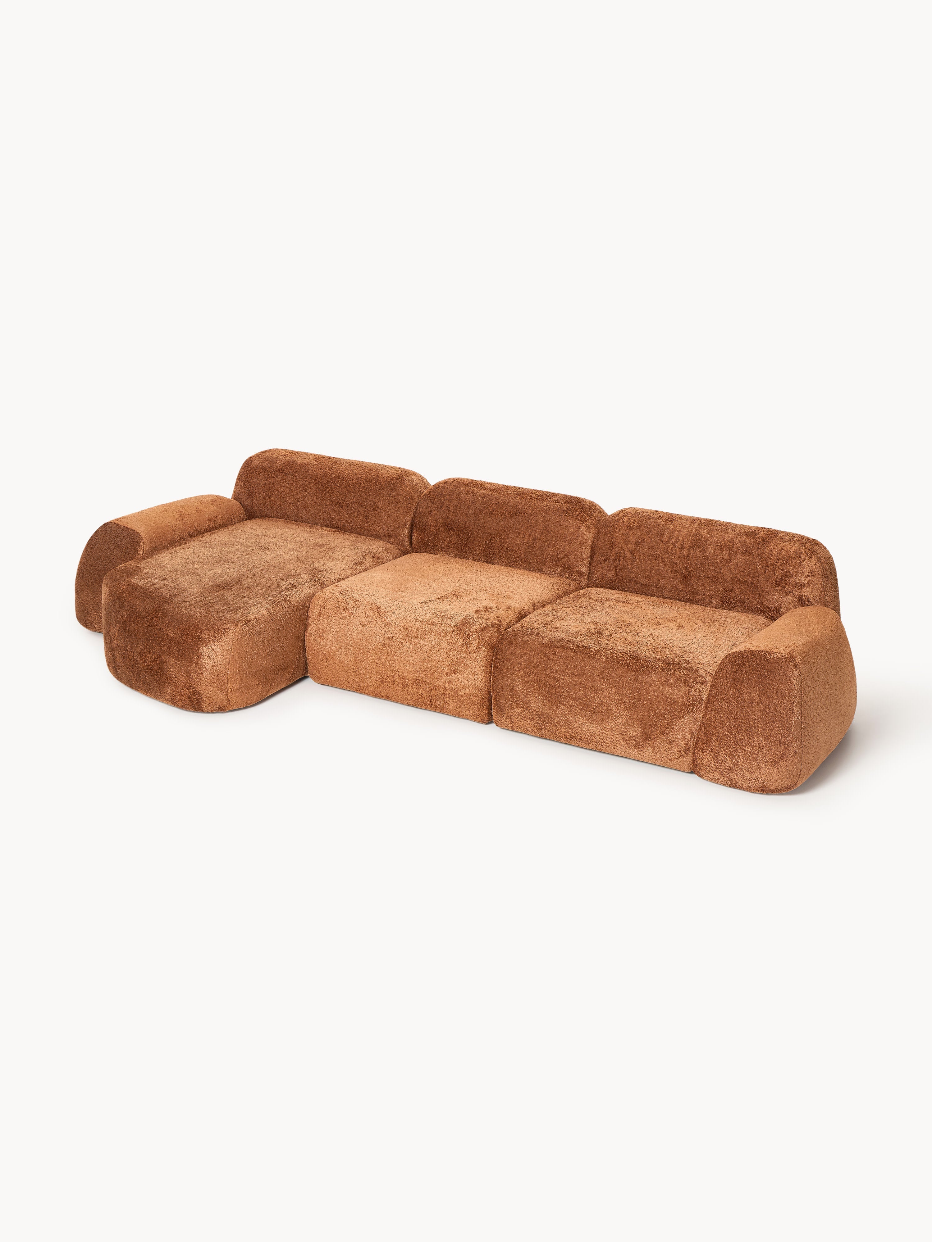 Wolke Modular Teddy Bouclé Corner Sofa (4-seater)