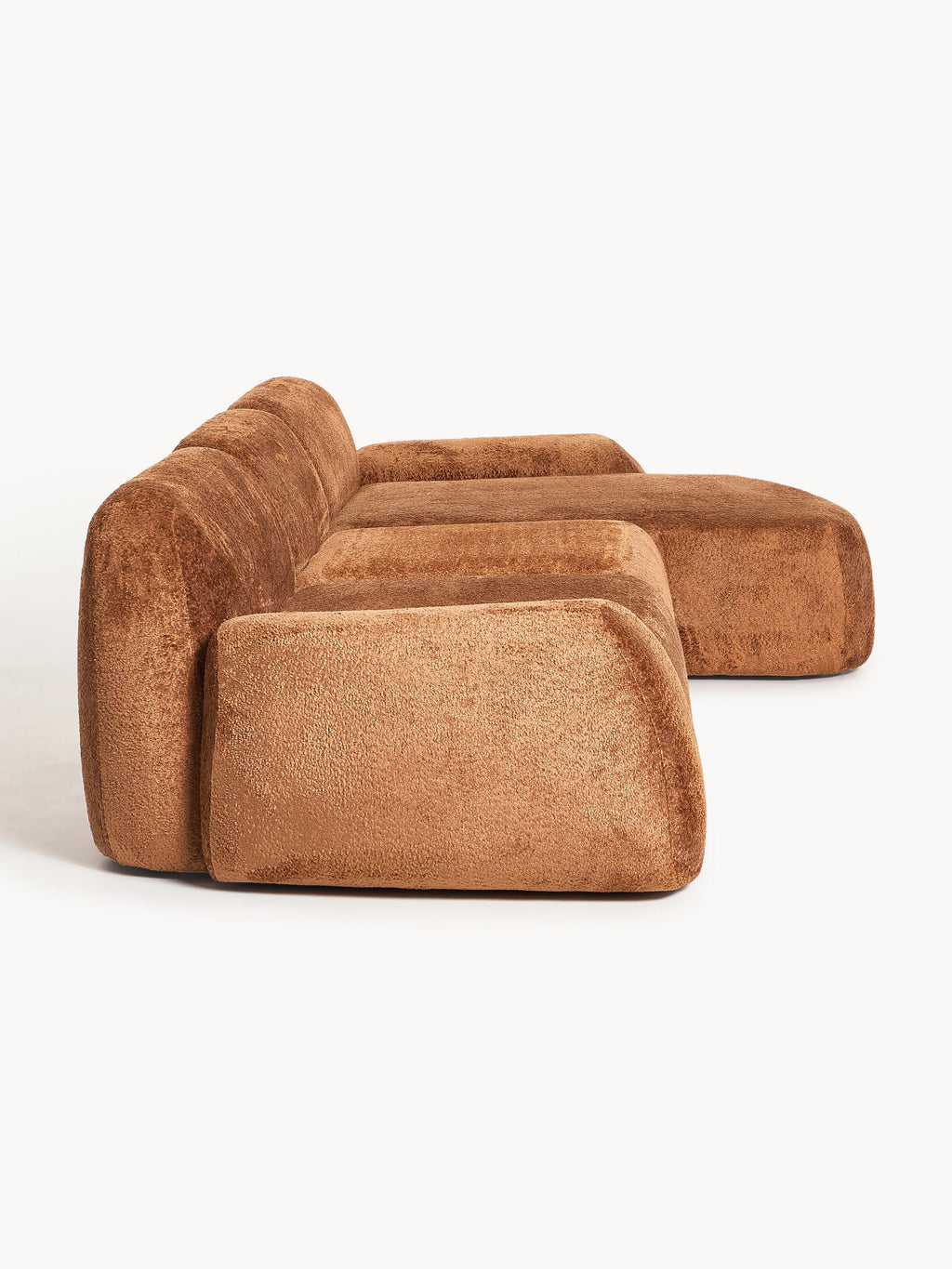 Wolke Modular Teddy Bouclé Corner Sofa (4-seater)