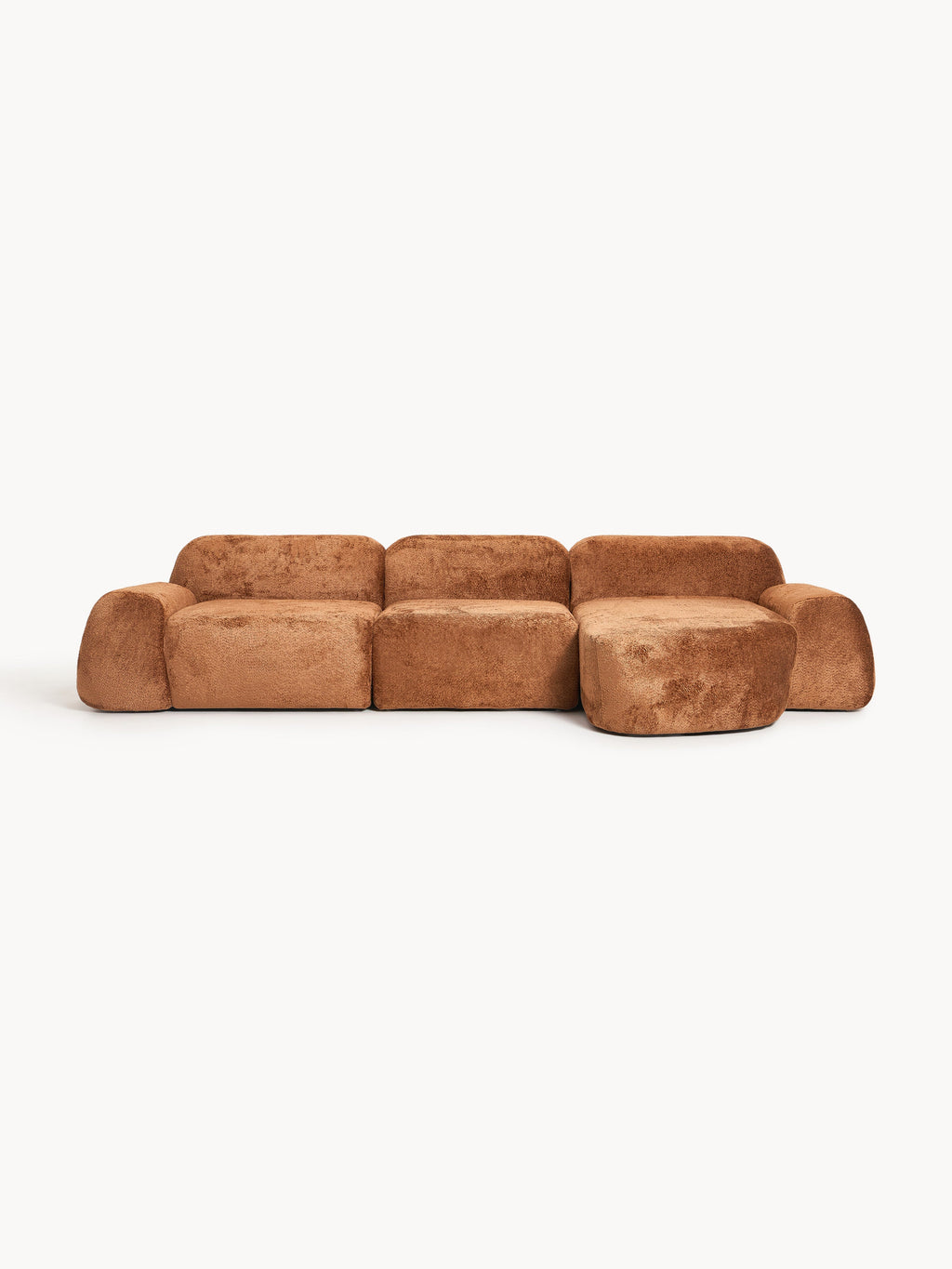 Wolke Modular Teddy Bouclé Corner Sofa (4-seater)