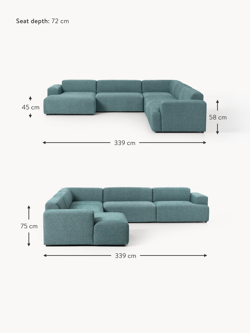 Melva XL Corner Sofa