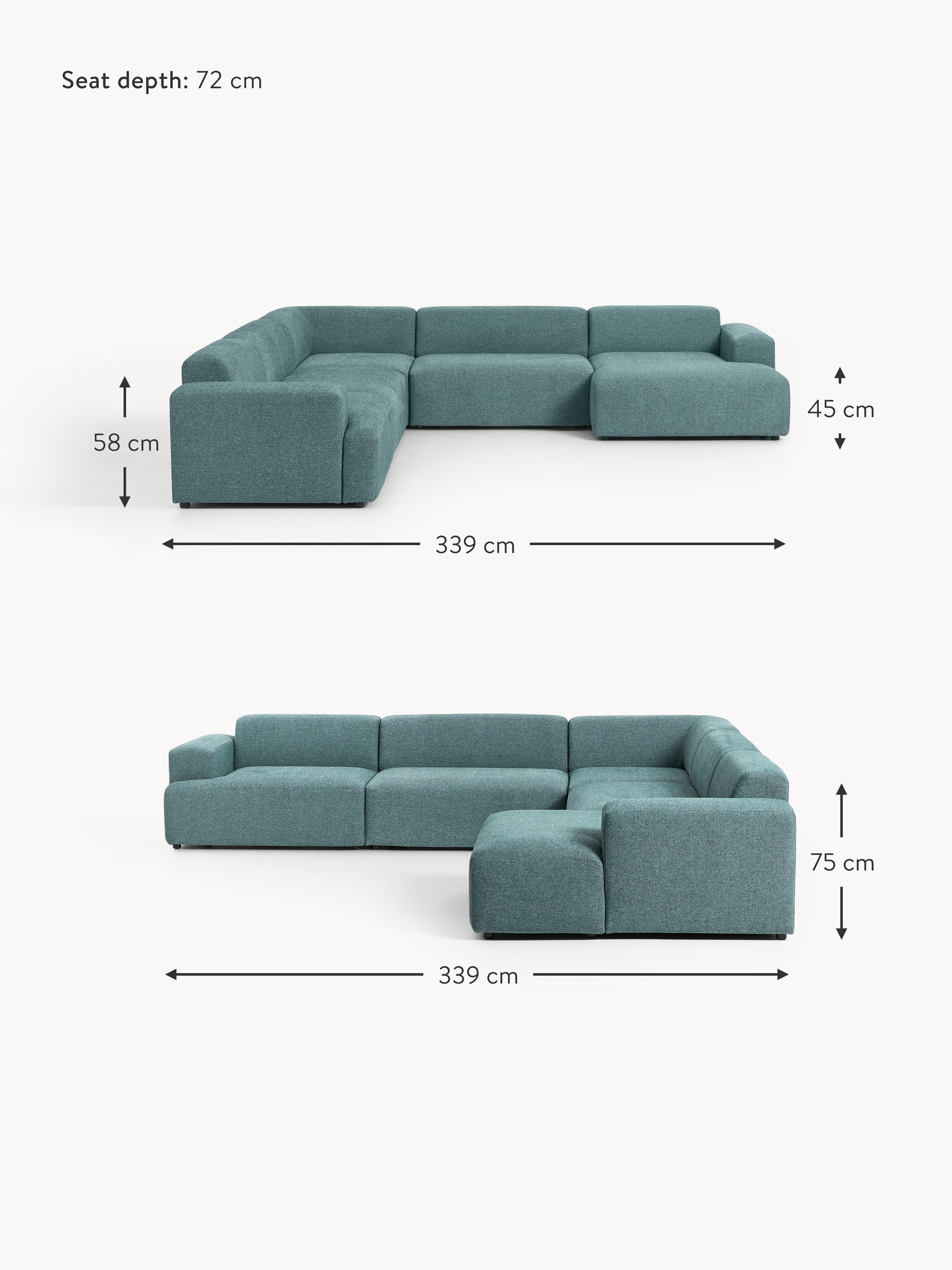 Melva XL Corner Sofa