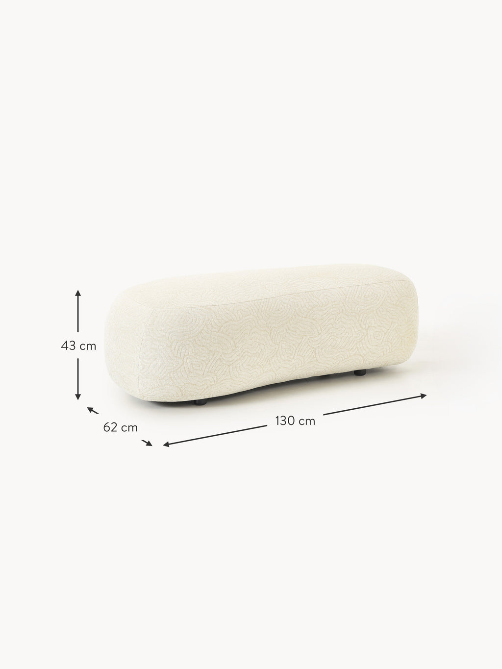 Alba XL Ottoman