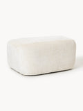 Gallery image 1 - Large Teddy Bouclé Ottoman Wolke