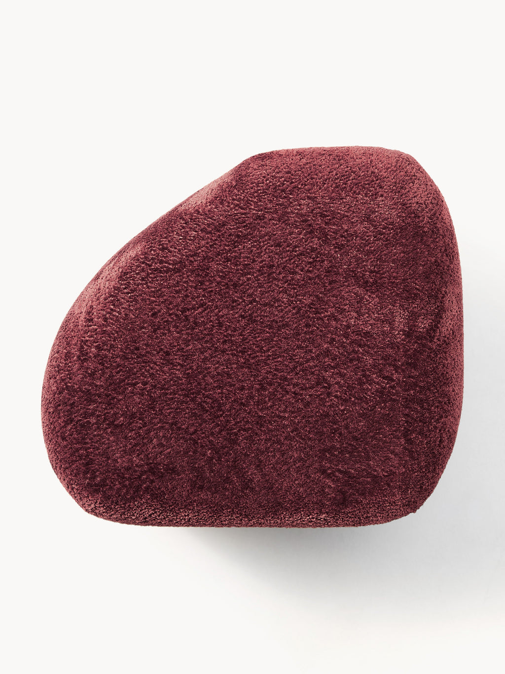 Wolke Oval Teddy Bouclé Ottoman