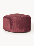 Gallery image 1 - Oval Teddy Bouclé Ottoman Wolke