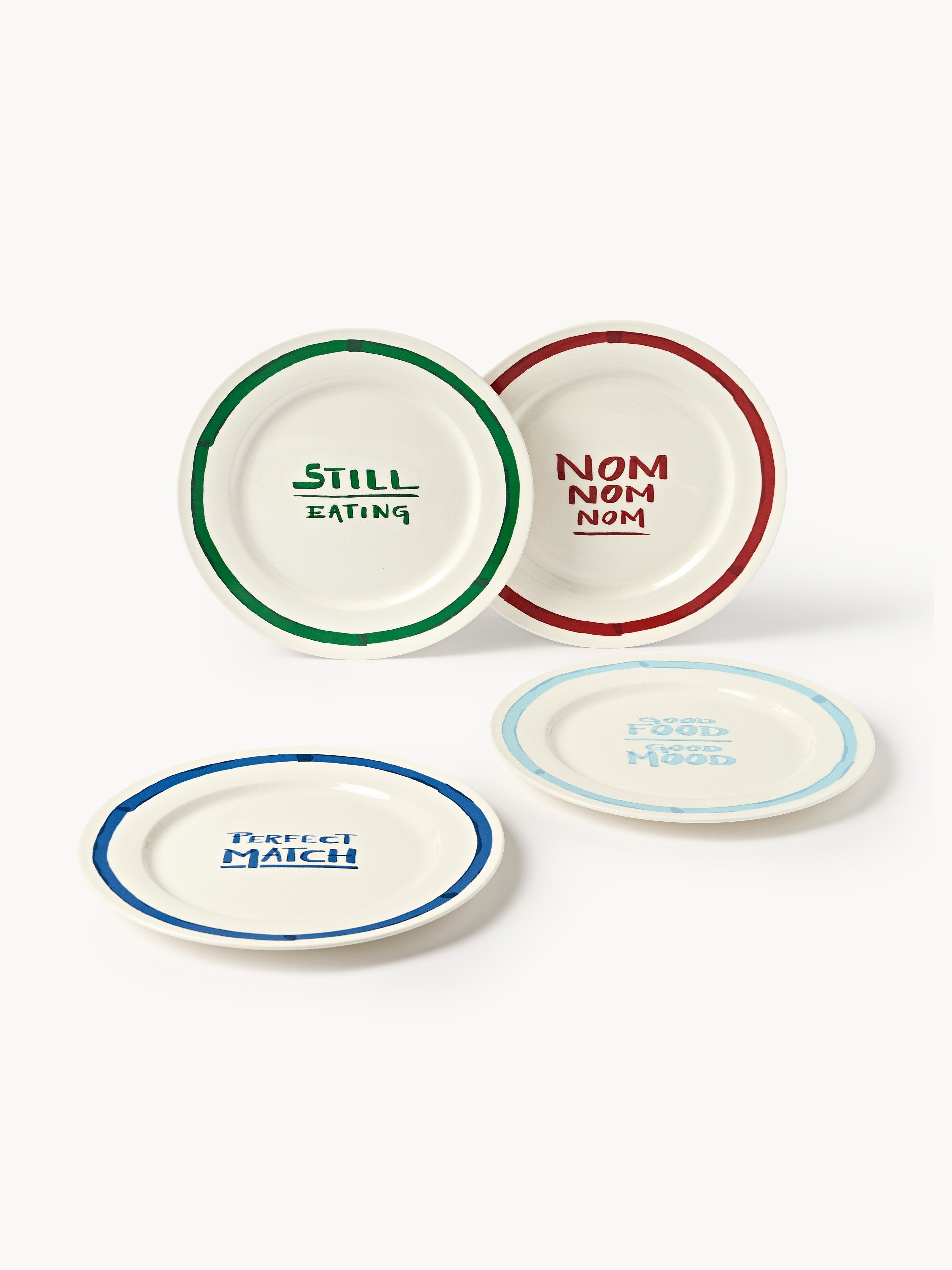 Porcelain Tableware Set Tutti with Decorative Motif, 4 people, Set of 12