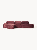 Gallery image 1 - Modular Teddy Bouclé Corner Sofa Wolke (4-seater) with Chaise End